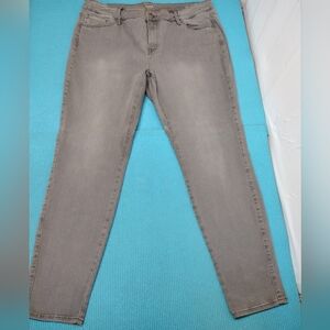 ana A New Approach Women's Mid Rise Jegging Gray 18W